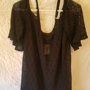 Torrid cold shoulder blouse